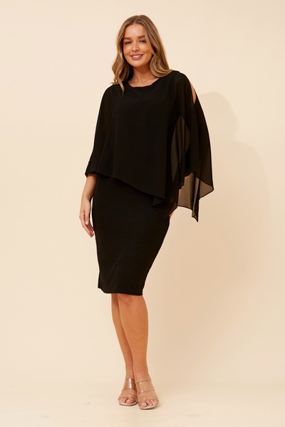 KYLIE DOUBLE LAYER SHIFT DRESS
