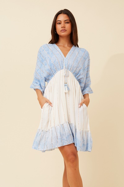 LAIN BOHO SHORT DRESS