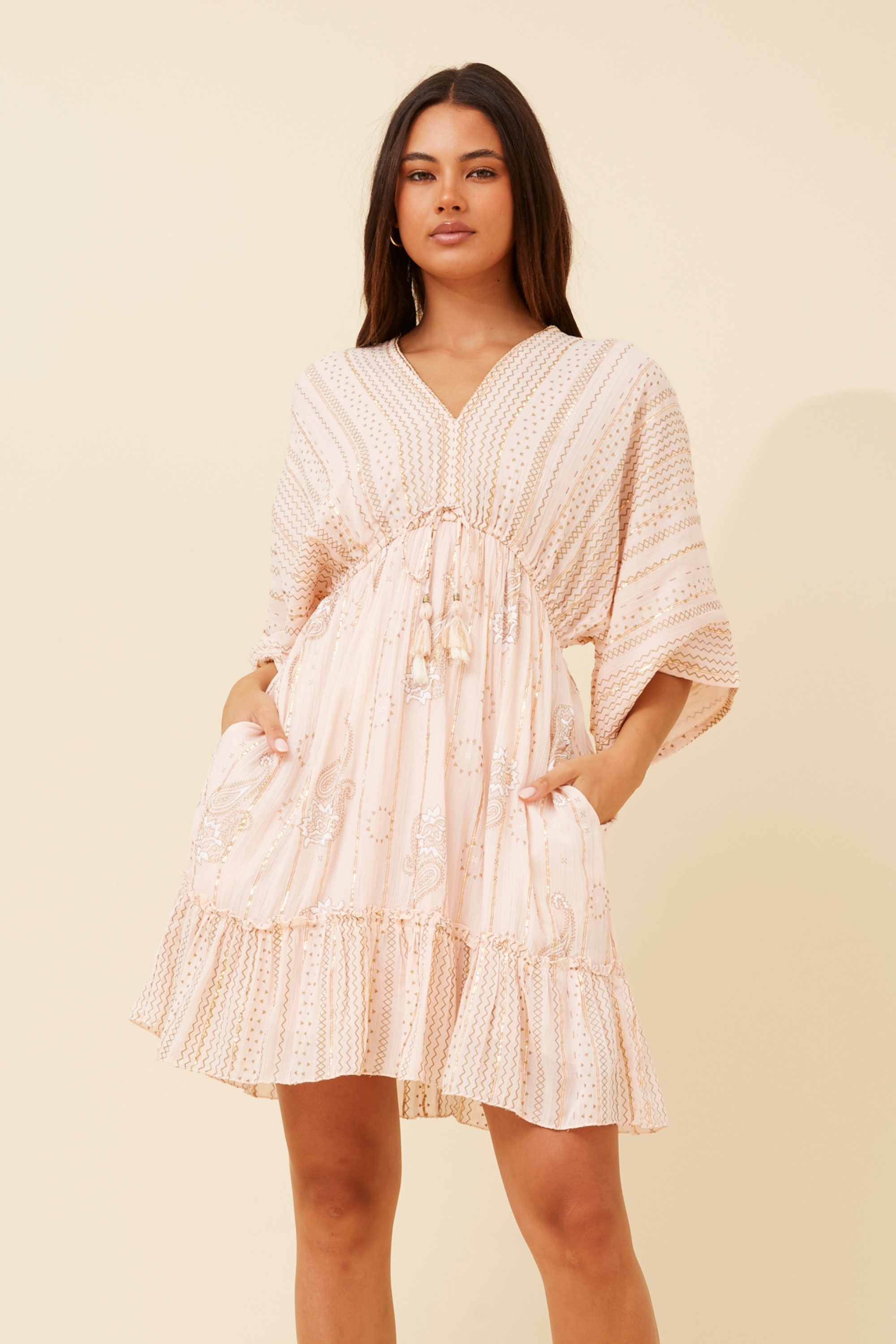 LAIN BOHO SHORT DRESS