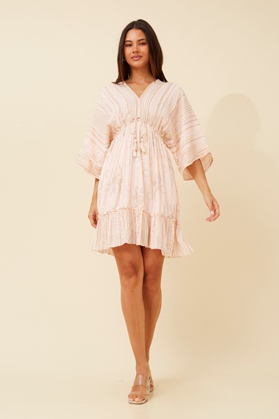 LAIN BOHO SHORT DRESS