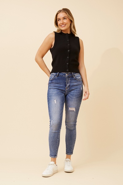 LAKELYN SOLID KNIT VEST