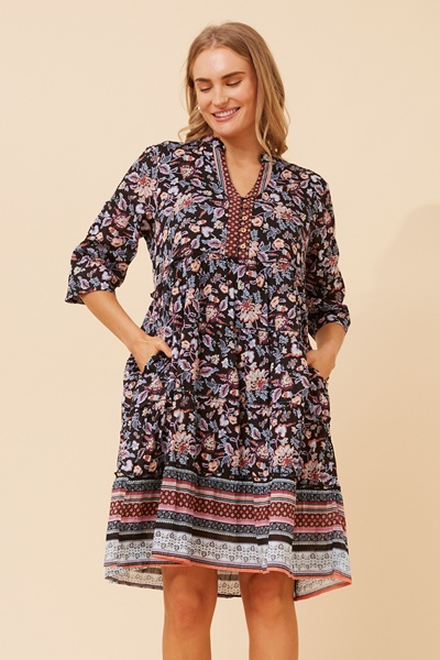 LAKSHMI BOHO SHORT DRESS