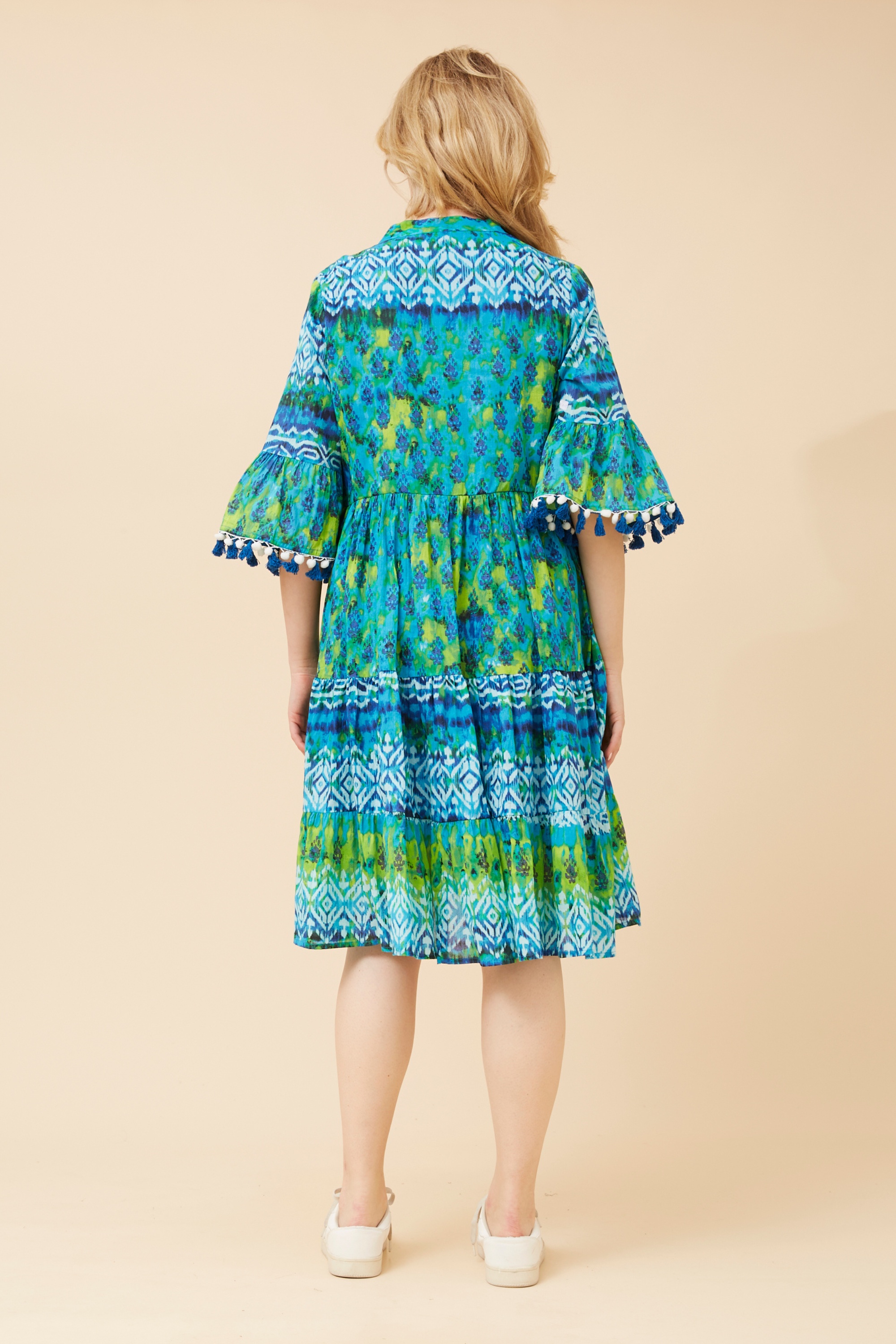 LALITA ABSTRACT PRINT DRESS