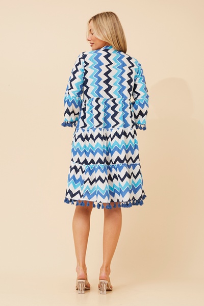LALITY ABSTRACT PRINT DRESS