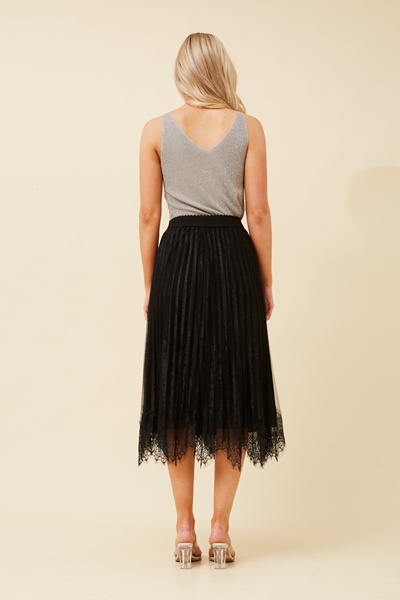 LANDON LACE MIDI SKIRT