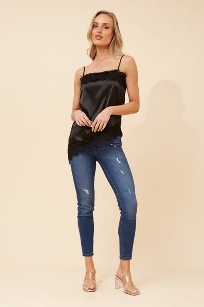 LAWRIE SATIN TOP