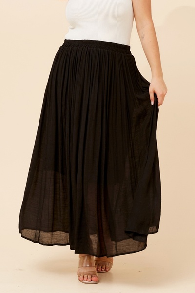 LAYTON SOLID MAXI SKIRT