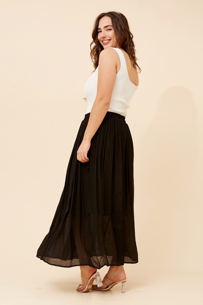 LAYTON SOLID MAXI SKIRT