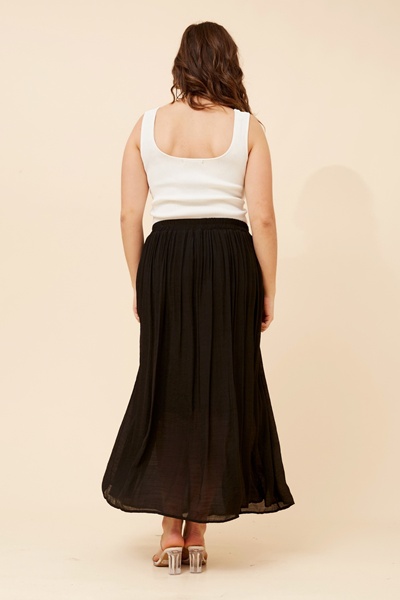 LAYTON SOLID MAXI SKIRT