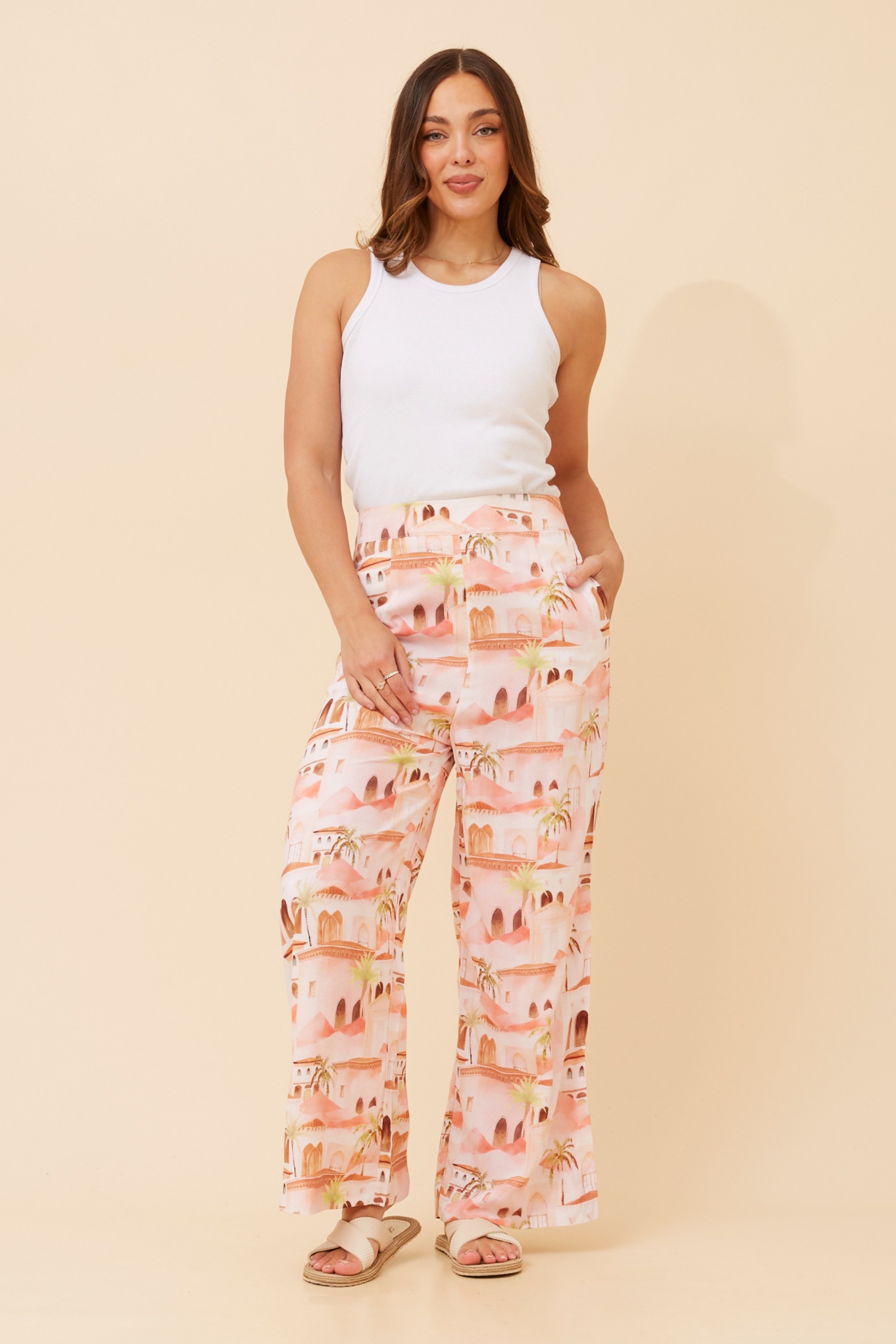LAZARUS HOLIDAY PRINT PANTS