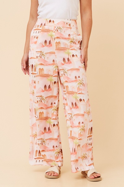LAZARUS HOLIDAY PRINT PANTS