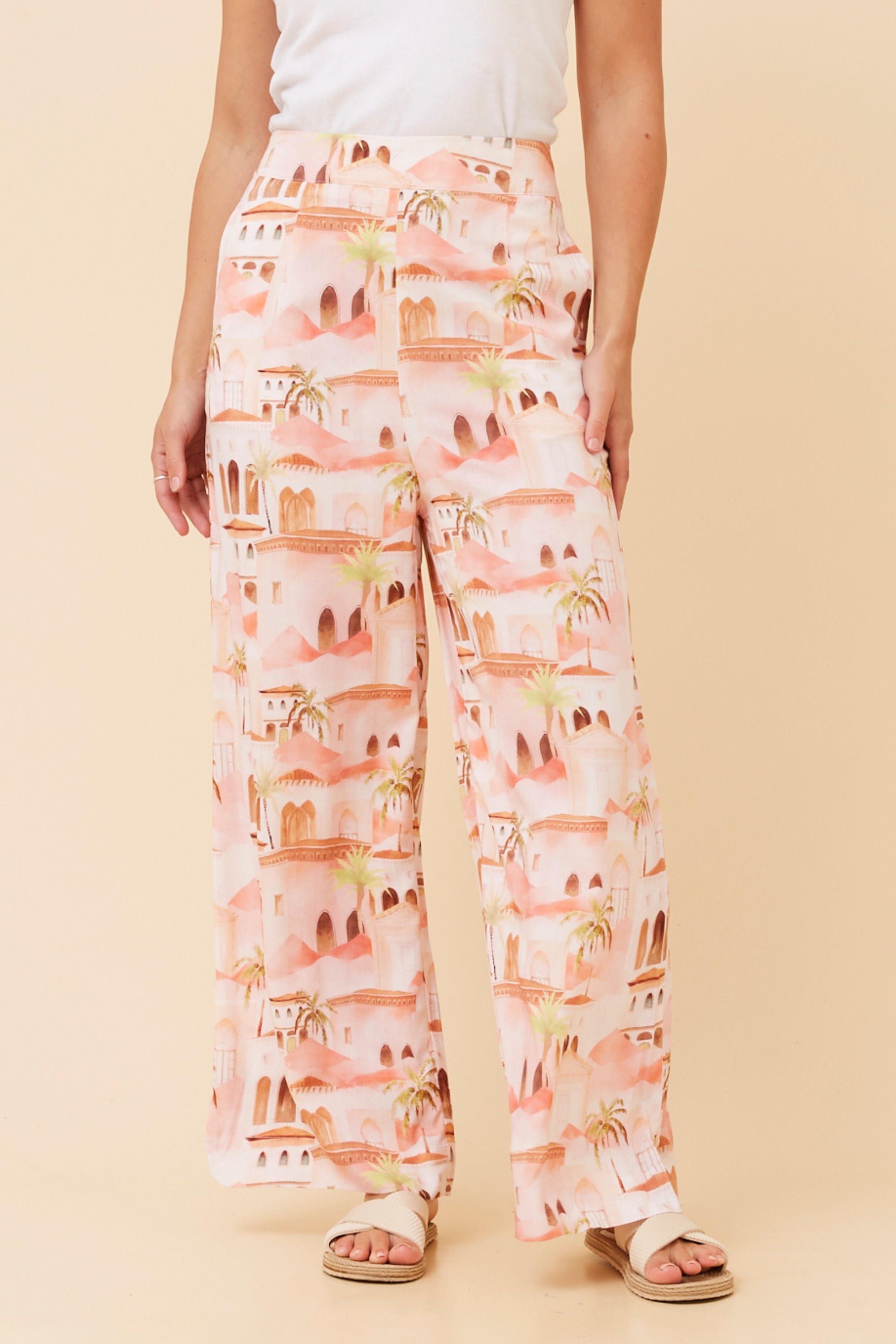 LAZARUS HOLIDAY PRINT PANTS
