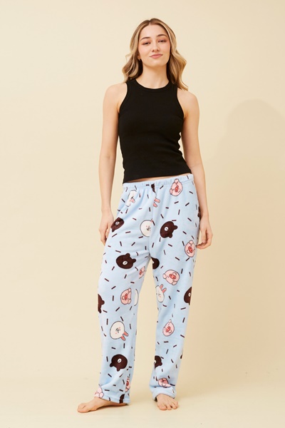 LEE ANIMAL PRINT PLUSH PYJAMA PANTS