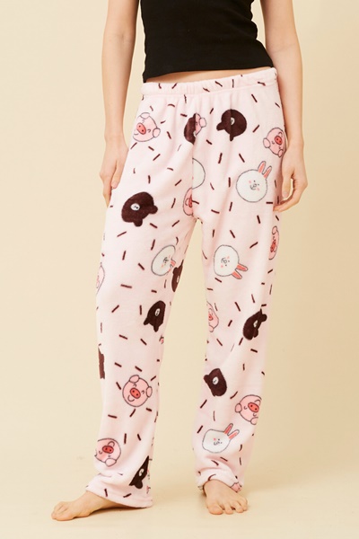 LEE ANIMAL PRINT PLUSH PYJAMA PANTS
