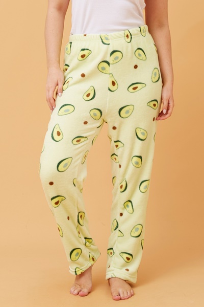 Lee avocado print plush pyjama pants Buy Online Femme Connection