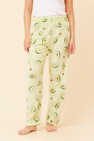 LEE AVOCADO PRINT PLUSH PYJAMA PANTS