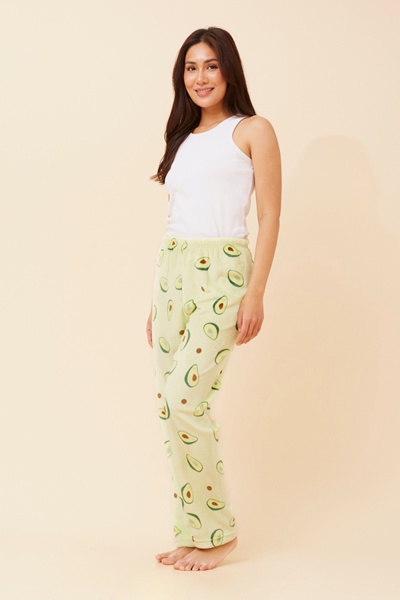 LEE AVOCADO PRINT PLUSH PYJAMA PANTS