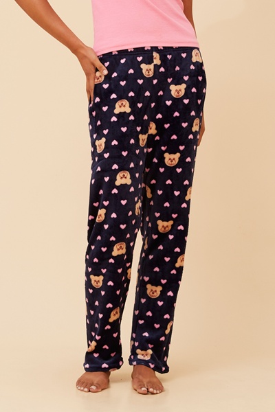 LEE BEAR PRINT PYJAMA PANTS