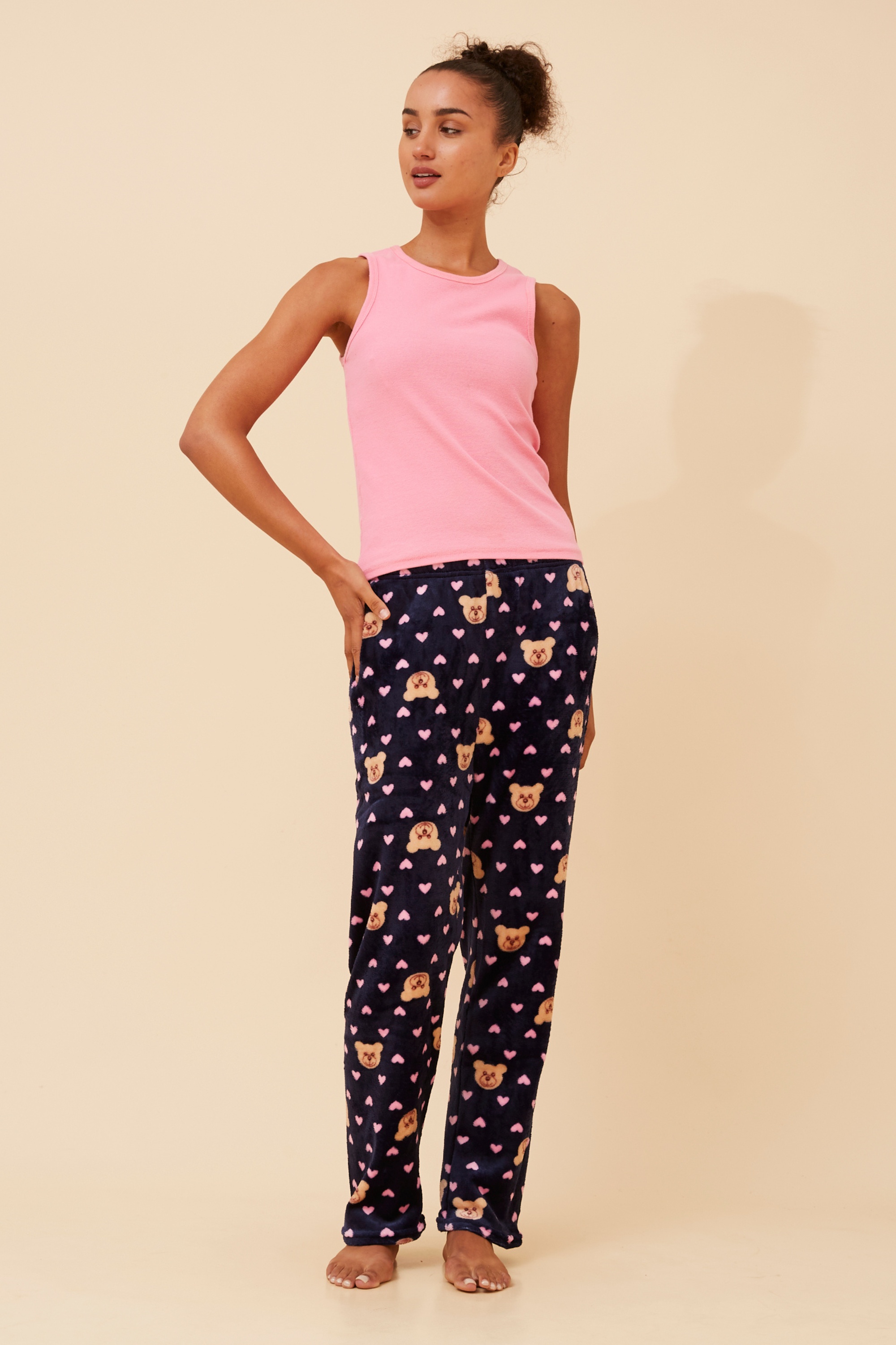 LEE BEAR PRINT PYJAMA PANTS