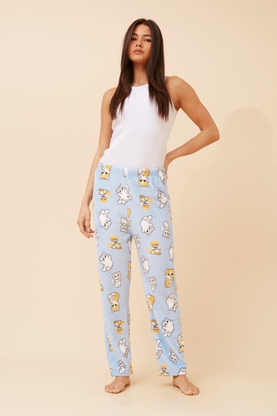 LEE CAT PRINT PYJAMA PANTS