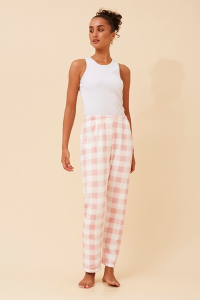 LEE CHECK PRINT PYJAMA PANTS