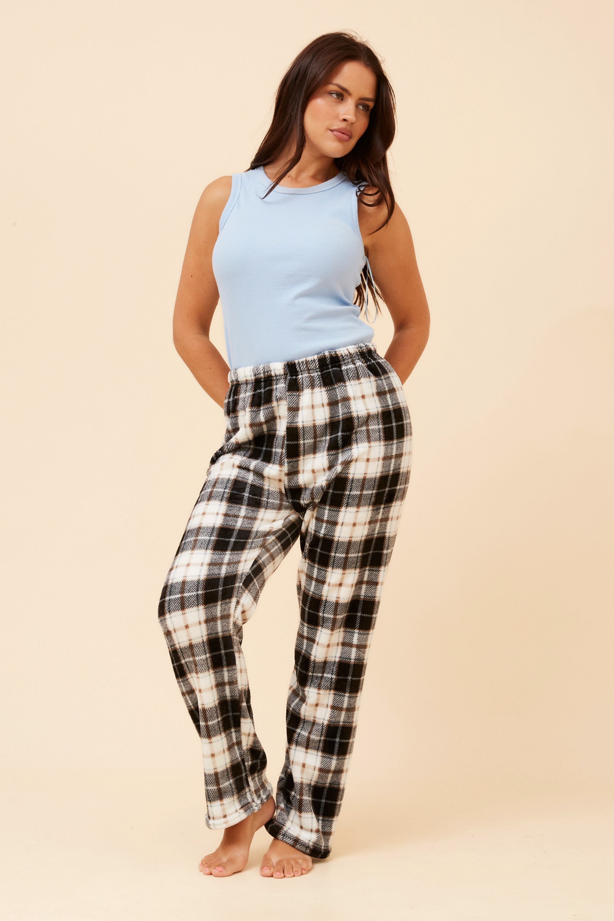 LEE CHECK PRINT PYJAMA PANTS