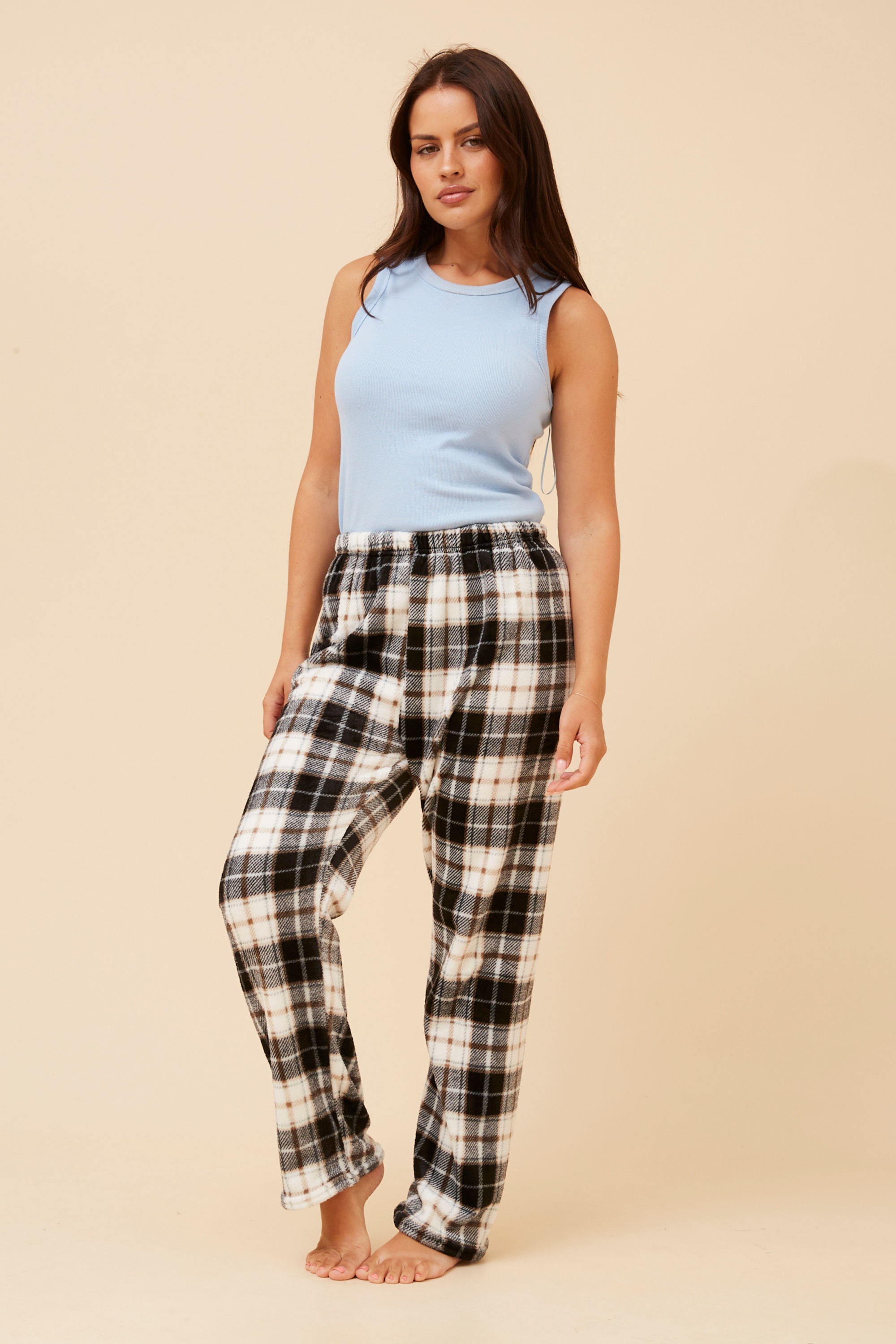LEE CHECK PRINT PYJAMA PANTS