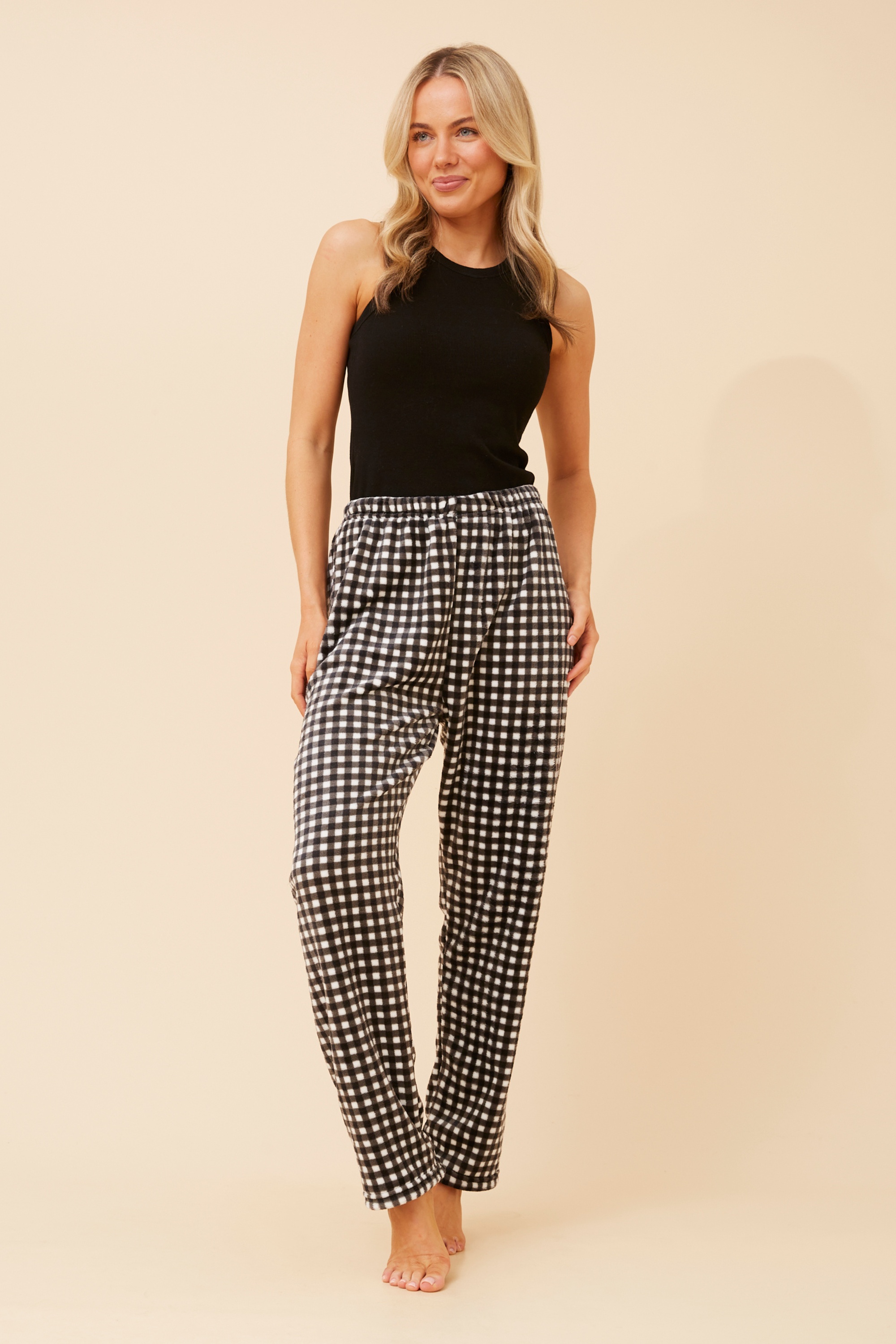 LEE CHECK PRINT PYJAMA PANTS