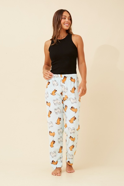 LEE DOG PRINT PYJAMA PANTS