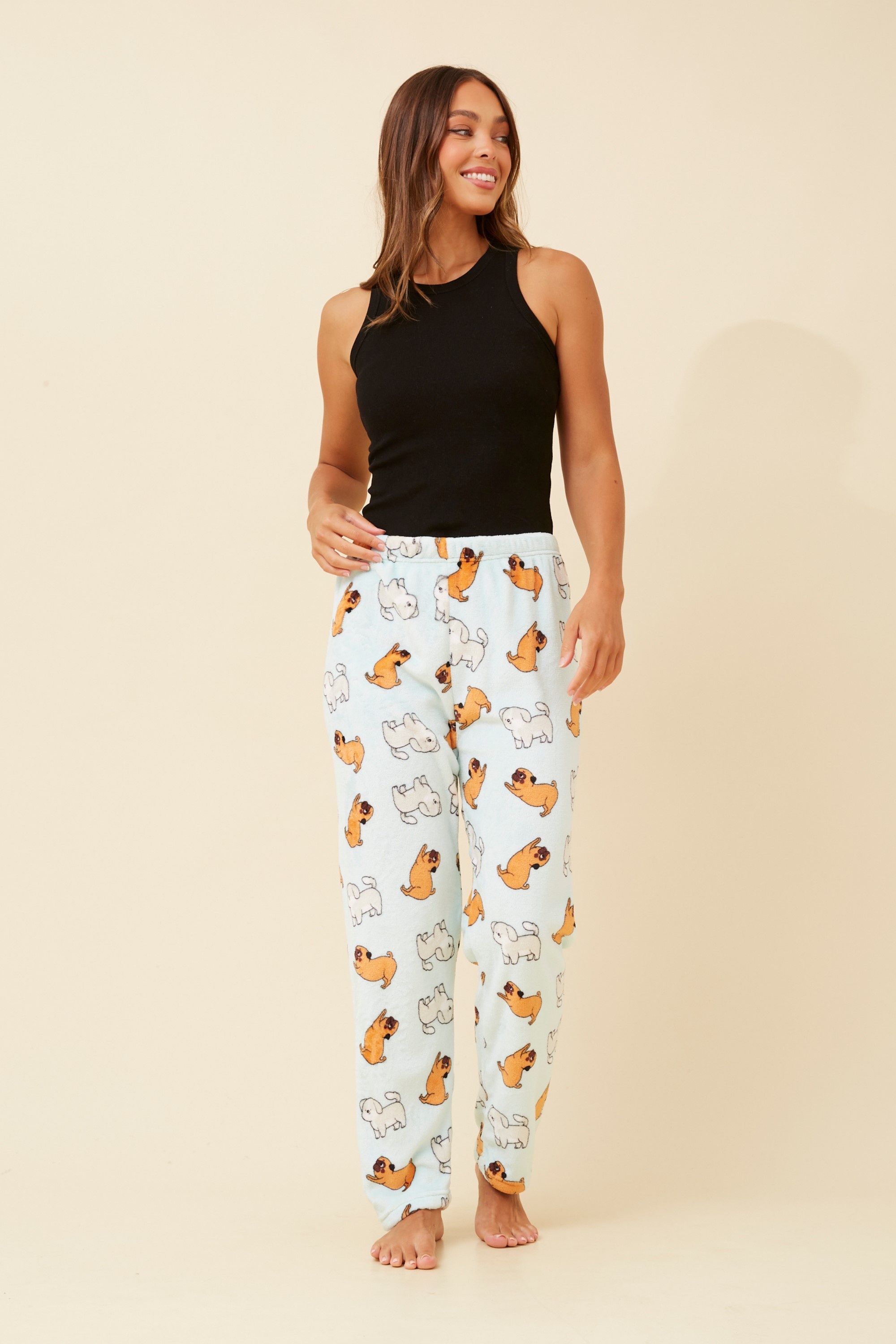 LEE DOG PRINT PYJAMA PANTS