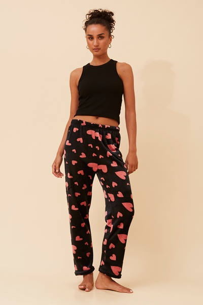 LEE HEART PRINT PYJAMA PANTS