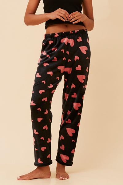 LEE HEART PRINT PYJAMA PANTS
