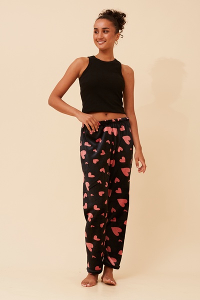 LEE HEART PRINT PYJAMA PANTS