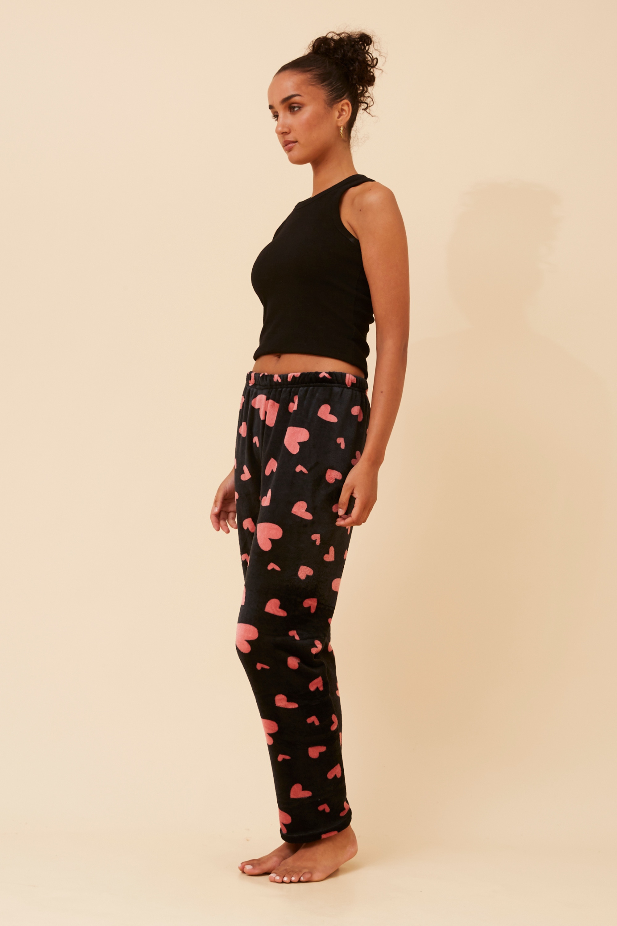 LEE HEART PRINT PYJAMA PANTS