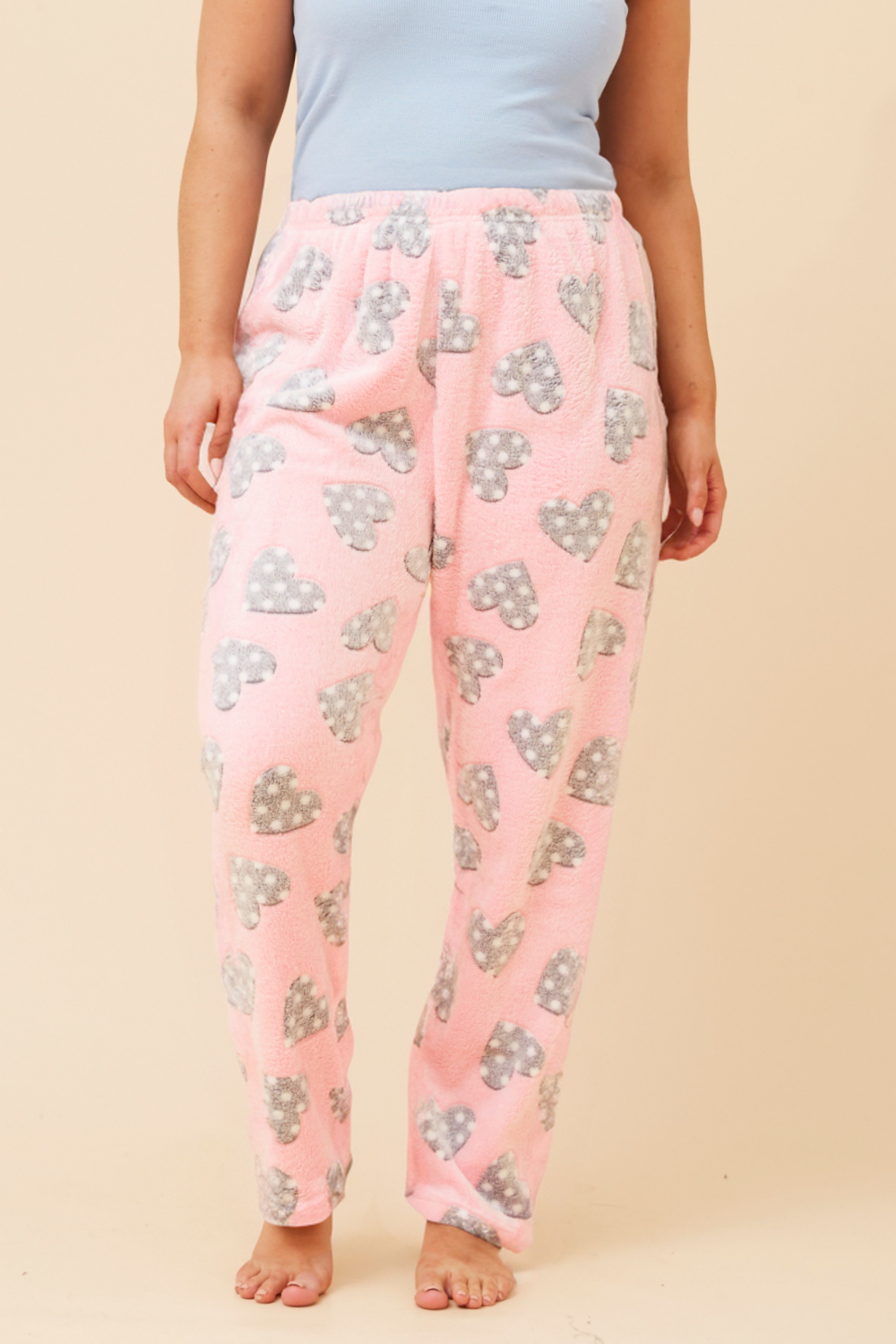 LEE HEART PRINT PYJAMA PANTS