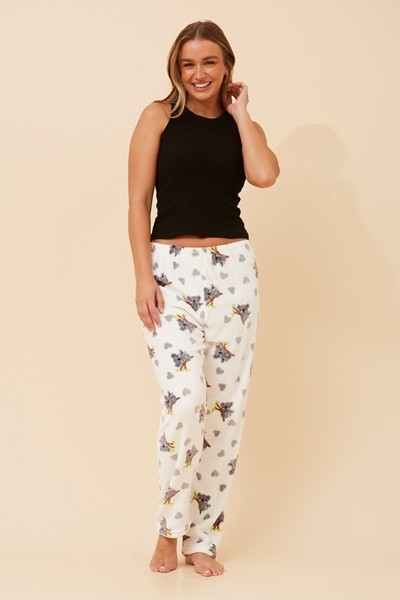 LEE KOALA PRINT PLUSH PYJAMA PANTS