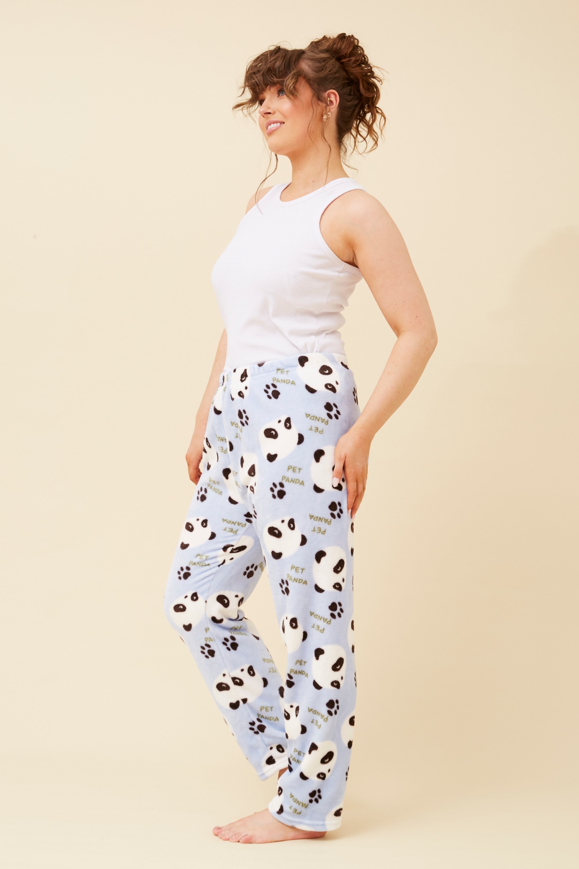 Panda print pyjamas sale