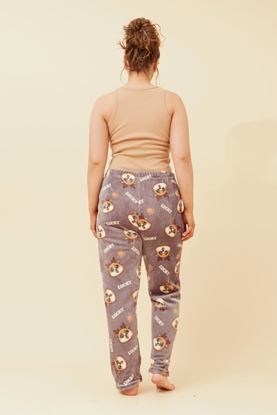 LEE REINDEER PRINT PLUSH PYJAMA PANTS