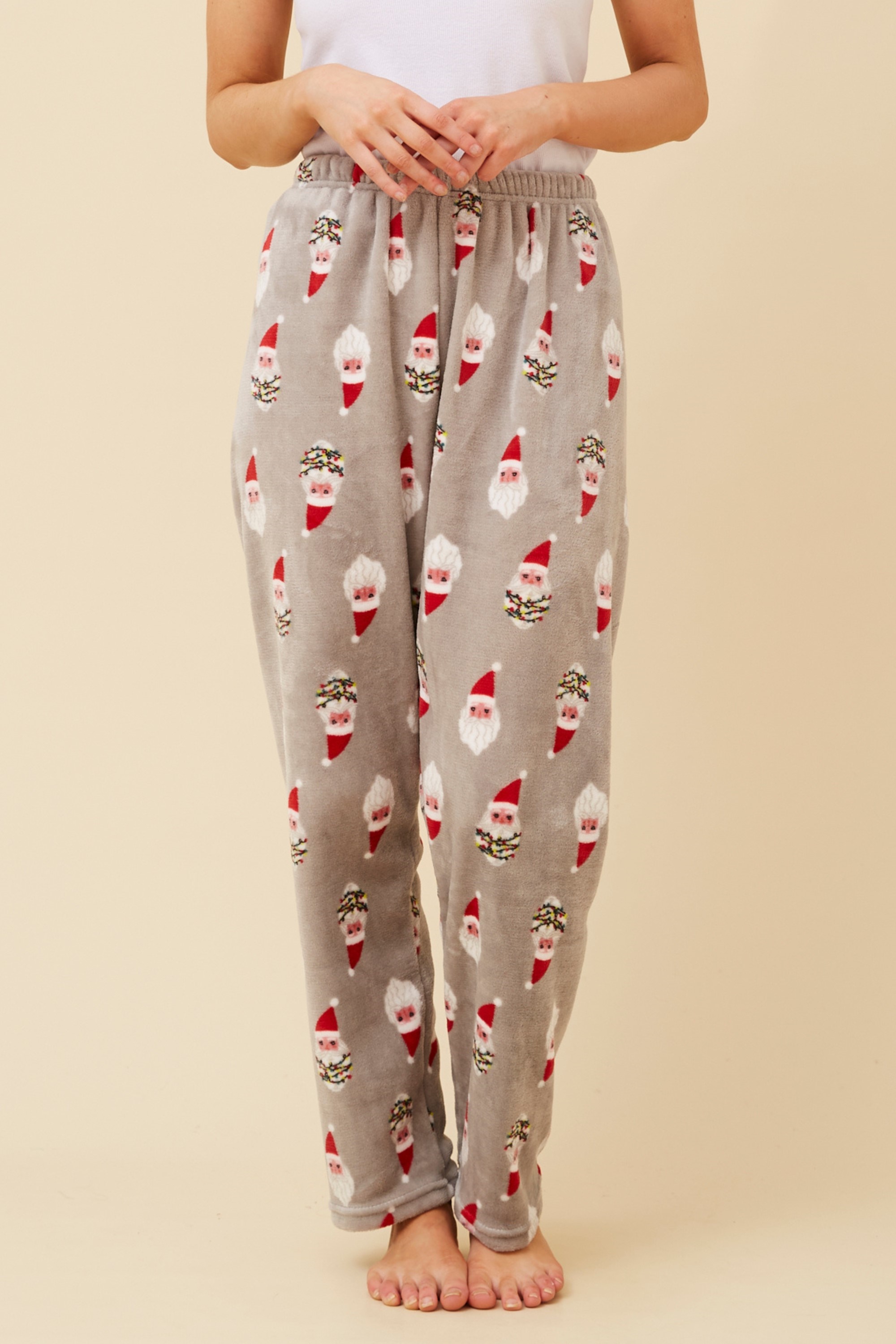 LEE SANTA PLUSH PYJAMA PANTS