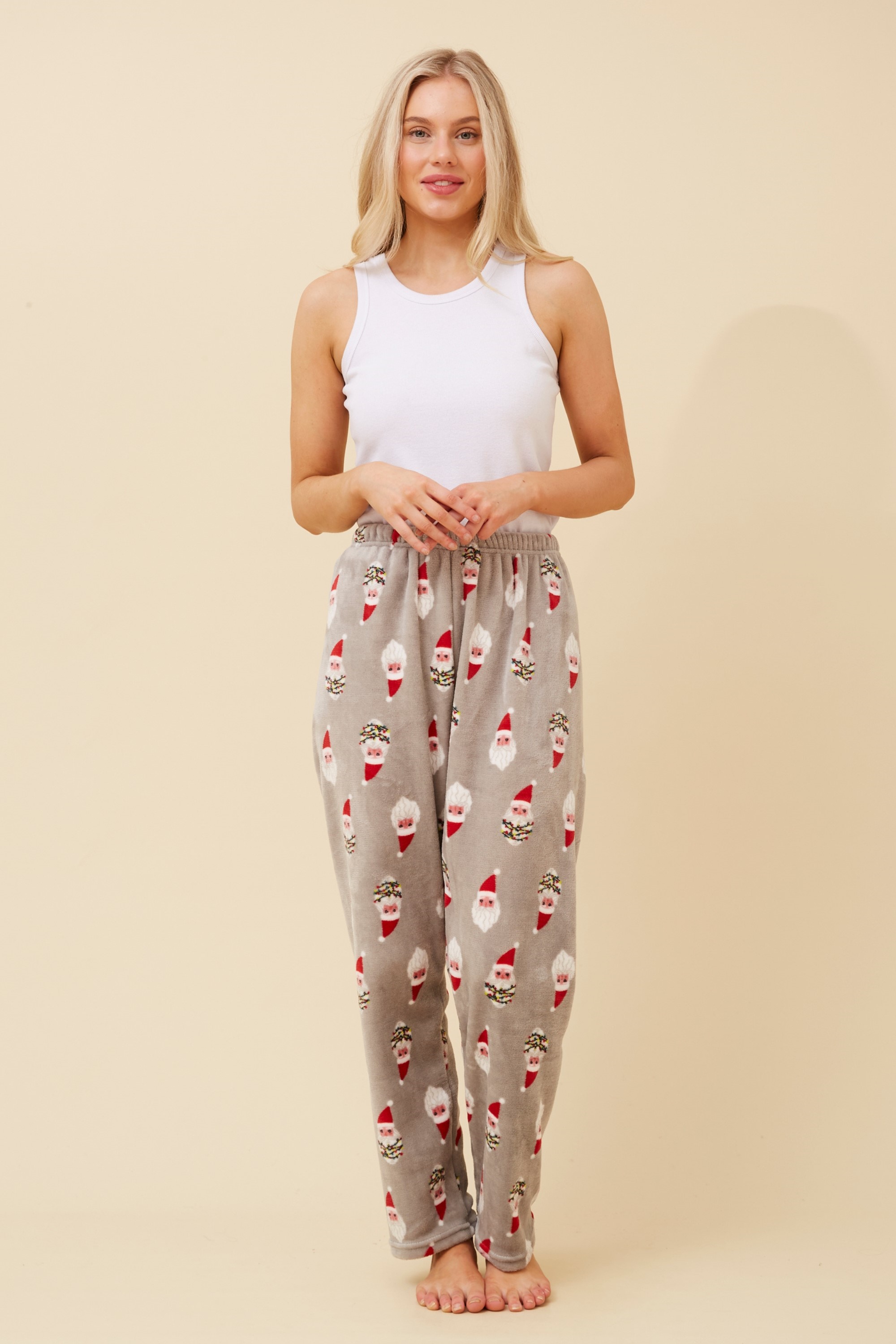 LEE SANTA PLUSH PYJAMA PANTS