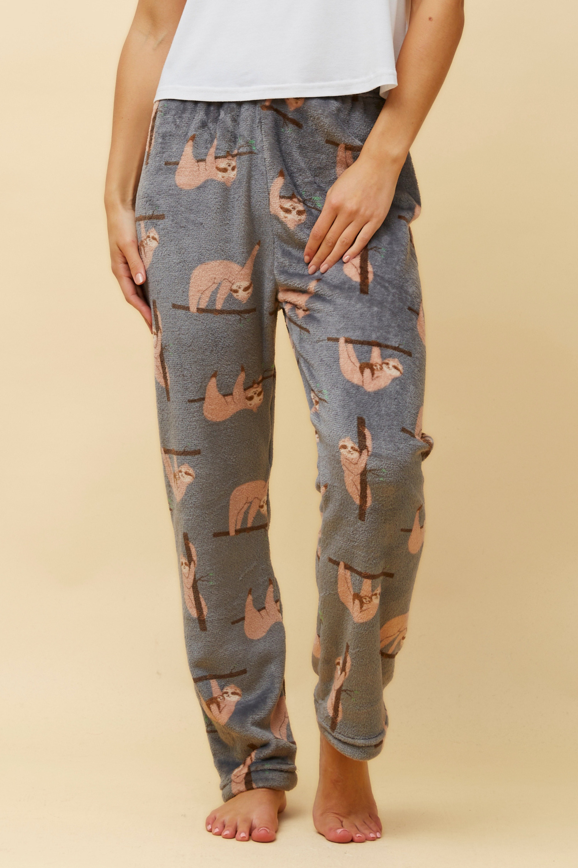 LEE SLOTH PRINT PYJAMA PANTS