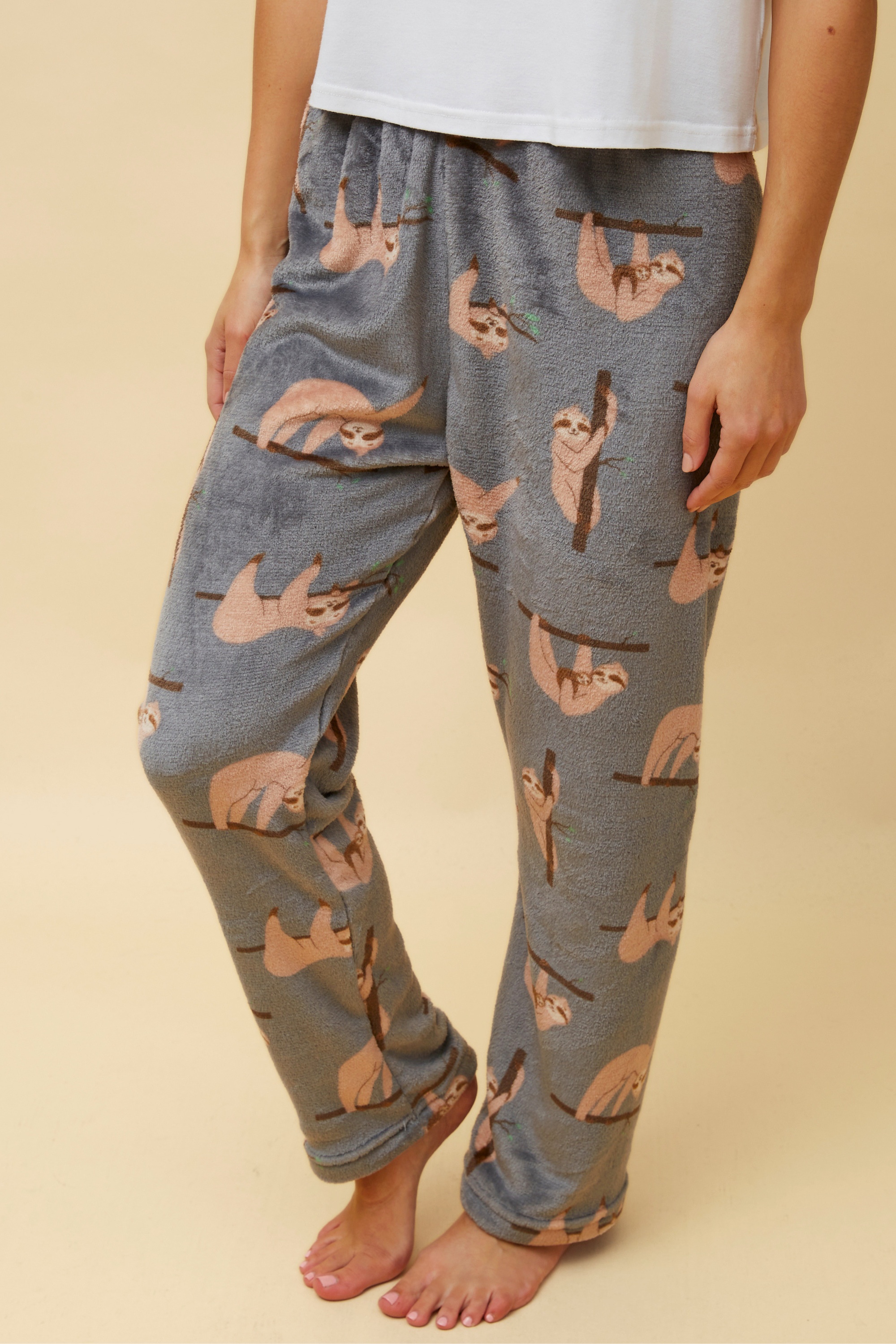 LEE SLOTH PRINT PYJAMA PANTS