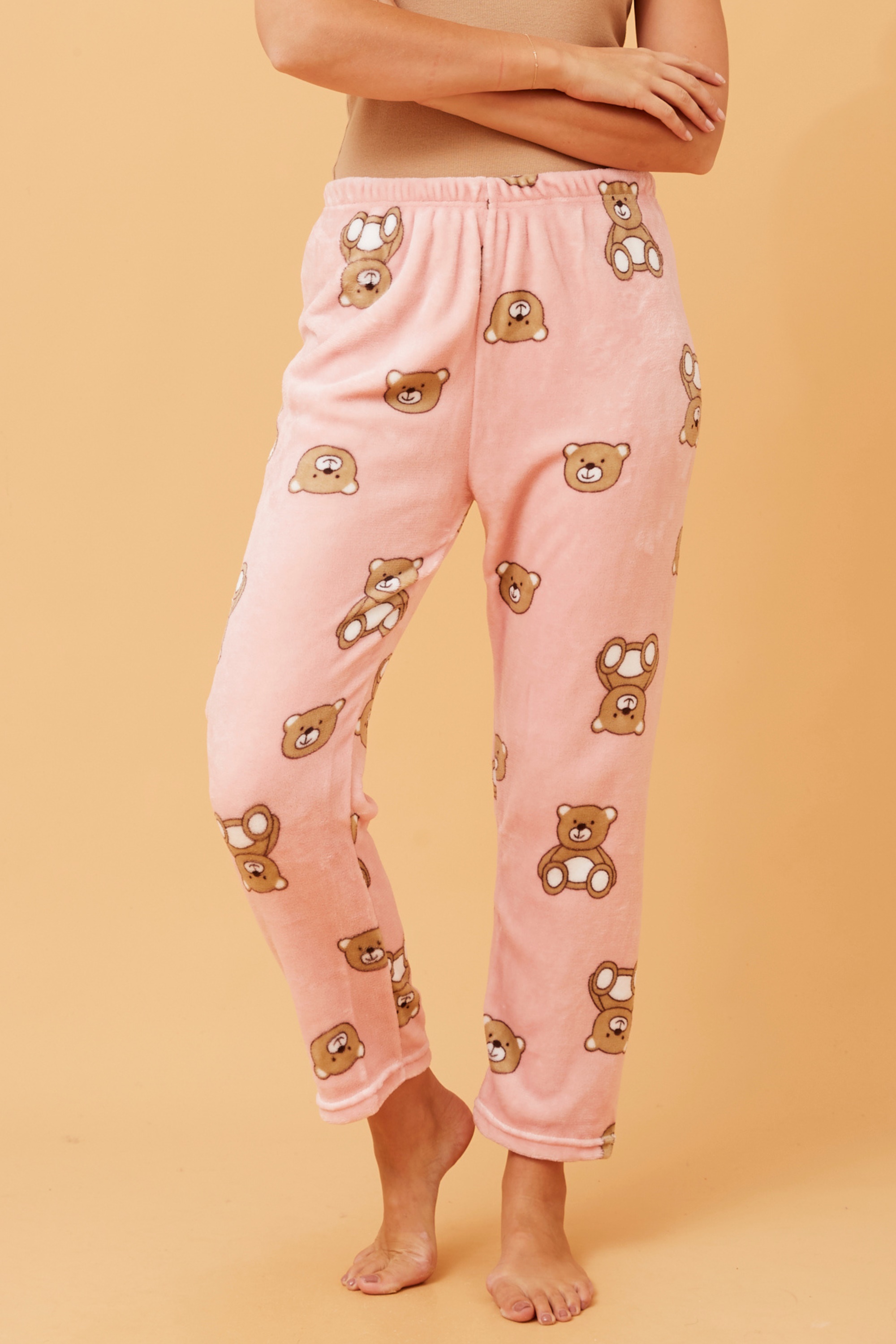 Soft Plush Pajama Pants - Small bears