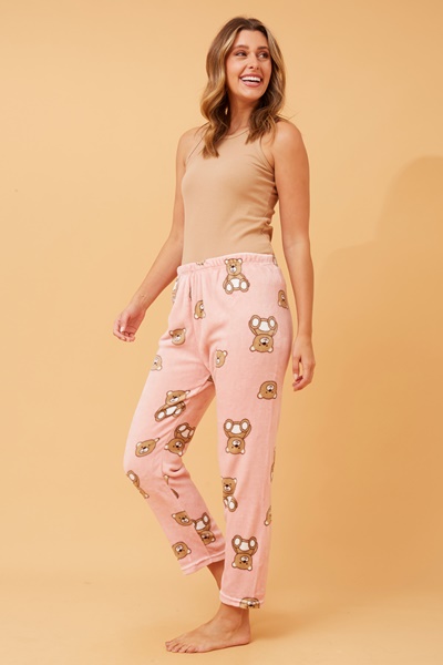 LEE TEDDY BEAR PLUSH PYJAMA PANT