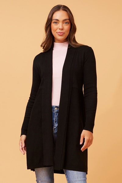 LENA SOLID KNIT CARDIGAN
