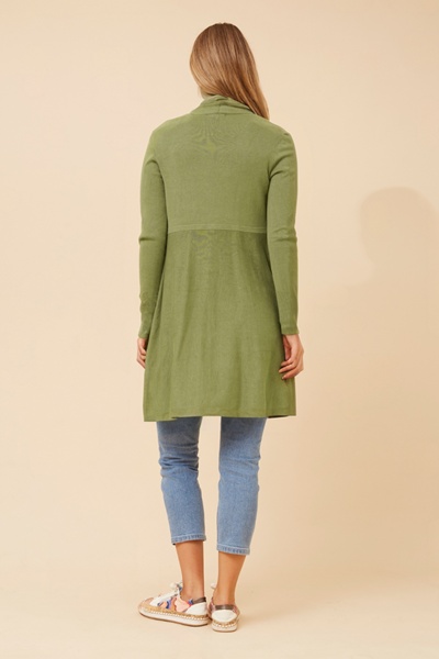 LENA SOLID KNIT CARDIGAN