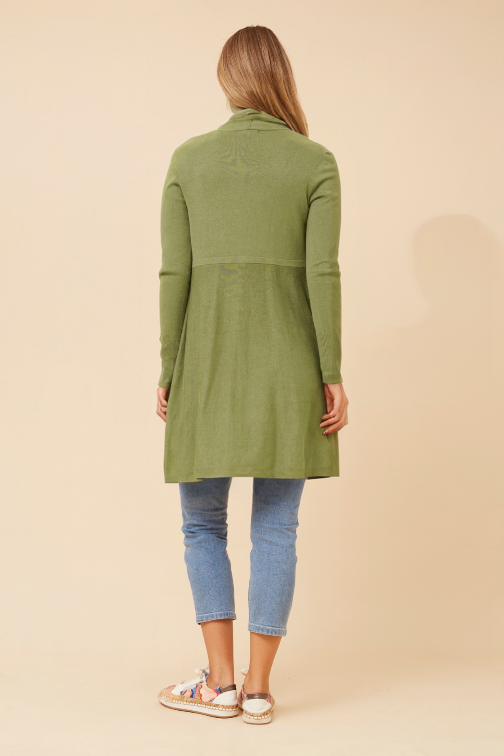 LENA SOLID KNIT CARDIGAN