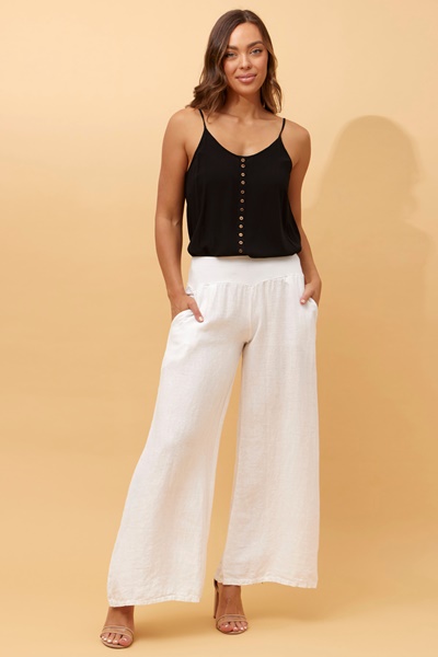 LEONORA LINEN PANTS