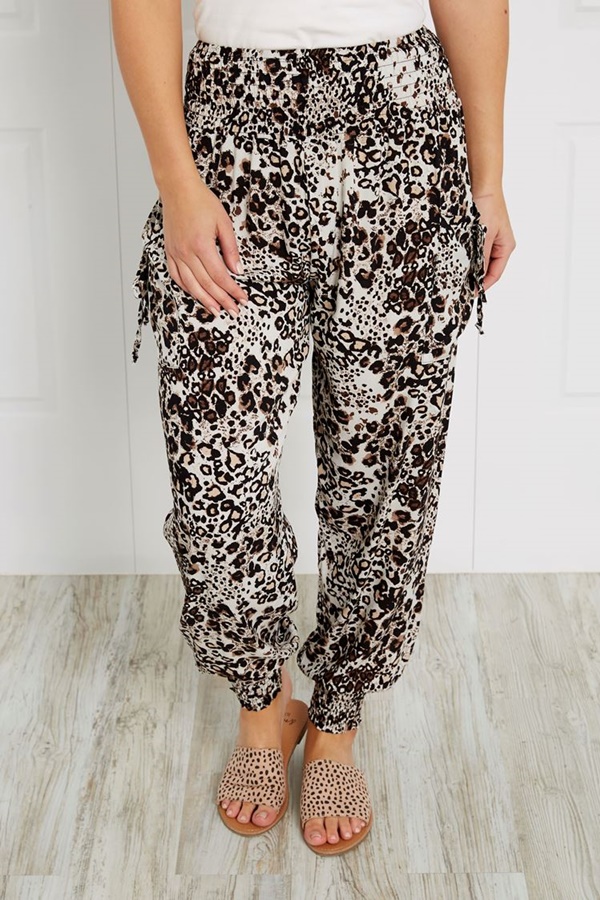 LEOPARD HAREM PANT LEOPARD HAREM PANT