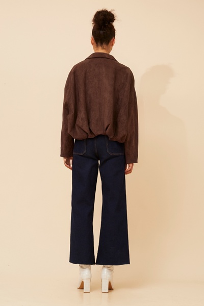 LEXLEY FAUX SUEDE JACKET